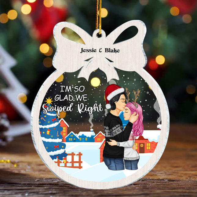 Personalized Custom Acrylic Ornament Christmas Ornament Christmas Gifts For Young & Old Couples