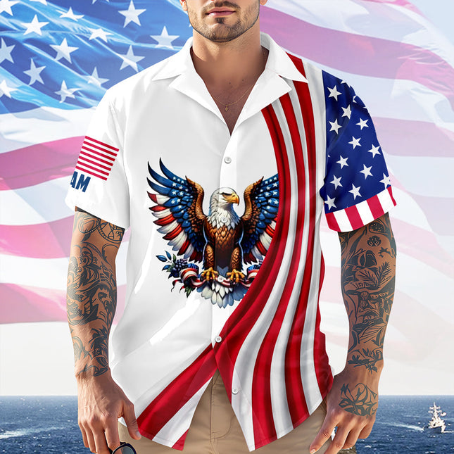 Personalized USA 250th Anniversary Hawaiian Shirt