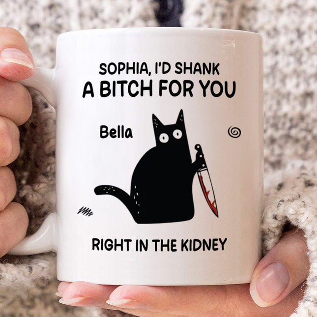 Best Friends Got Your Back - Customized Personalized Mug - Gift For Best Friends, Besties, Sistas, Soul Sisters