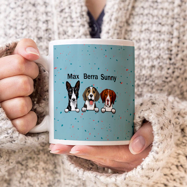 Cute Funny Coffee Mug for Dog Lovers - Coffee Mug - Gifts For Her, Dad, Mom, Sister, Teacher, Coworkers