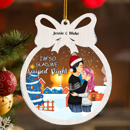 Personalized Custom Acrylic Ornament Christmas Ornament Christmas Gifts For Young & Old Couples