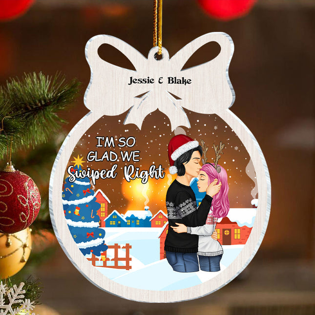 Personalized Custom Acrylic Ornament Christmas Ornament Christmas Gifts For Young & Old Couples