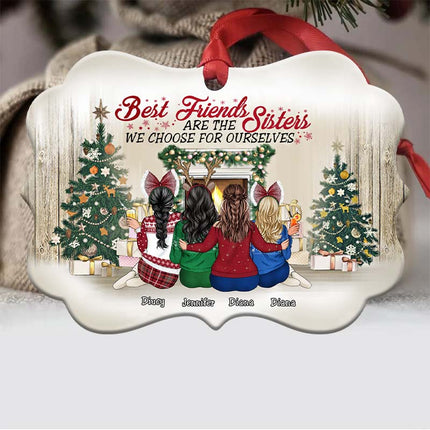 Sisters We Choose For Ourselves - Christmas Gift For BFF - Personalized Ornament