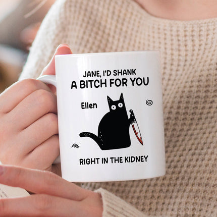 Best Friends Got Your Back - Customized Personalized Mug - Gift For Best Friends, Besties, Sistas, Soul Sisters