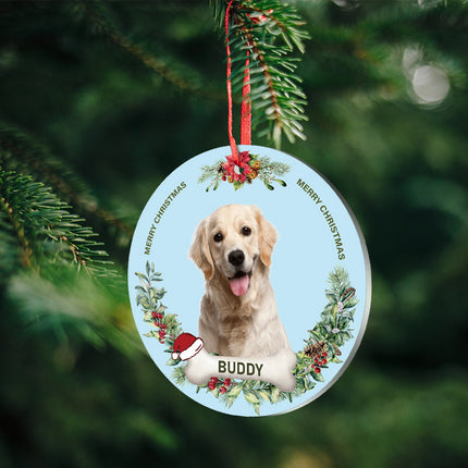 Personalized Acrylic Ornament - Christmas Ornament - Christmas Gifts For Pet Lovers