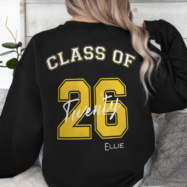 Class Of 2025 Personalized Custom Backside Shirt
