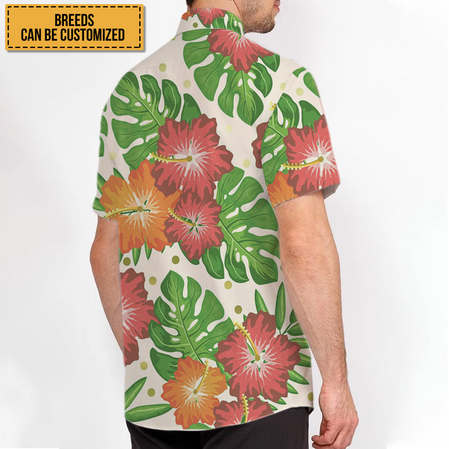 Cute Dog Theme Summer Dog Love - Gift For Dog Lover - Personalized Customized Hawaiian shirt