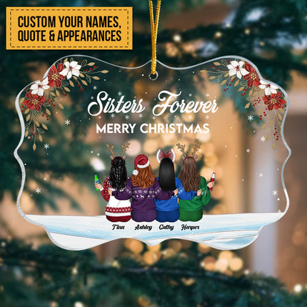Soul Sister Ornament - Personalized Acrylic Ornament - Birthday, Xmas Gift, Christmas Gift For Besties, BFF, Soul Sisters