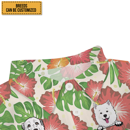 Cute Dog Theme Summer Dog Love - Gift For Dog Lover - Personalized Customized Hawaiian shirt