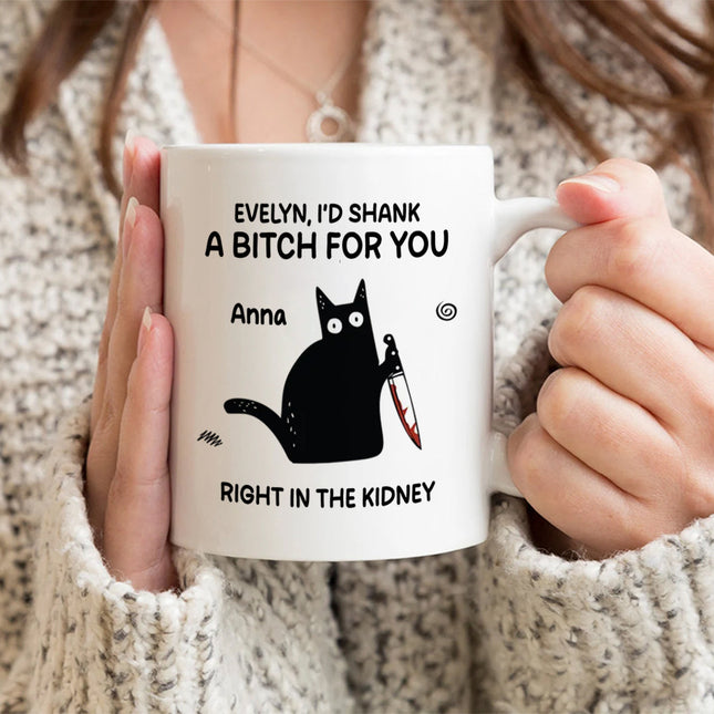Best Friends Got Your Back - Customized Personalized Mug - Gift For Best Friends, Besties, Sistas, Soul Sisters