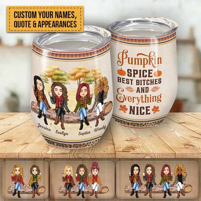 Pumpkin Spice Best Friends - Birthday Gift For Best Friends