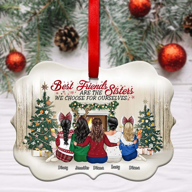 Sisters We Choose For Ourselves - Christmas Gift For BFF - Personalized Ornament