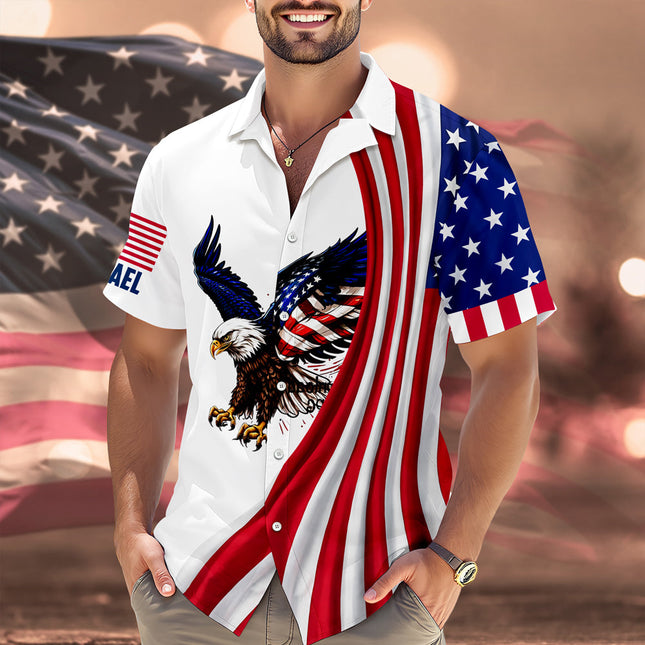 Personalized USA 250th Anniversary Hawaiian Shirt