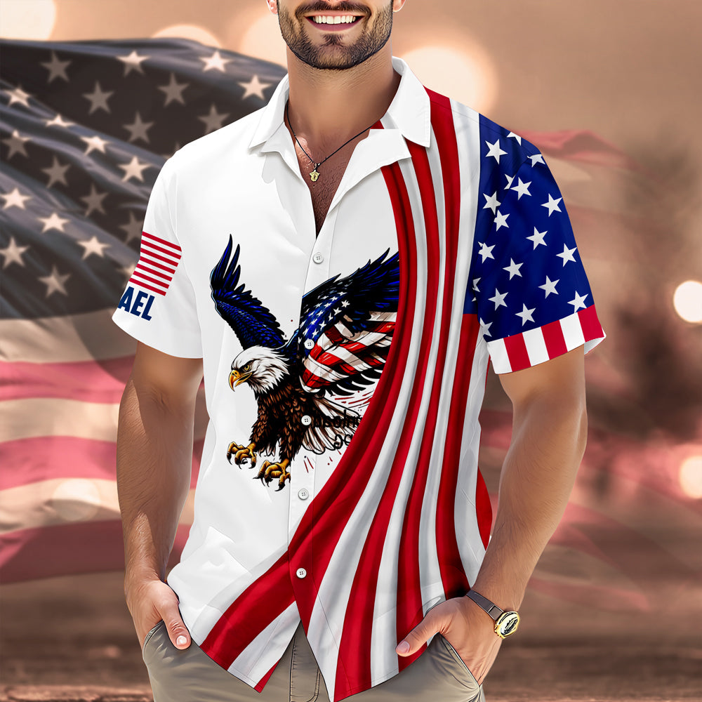 Personalized USA 250th Anniversary Hawaiian Shirt