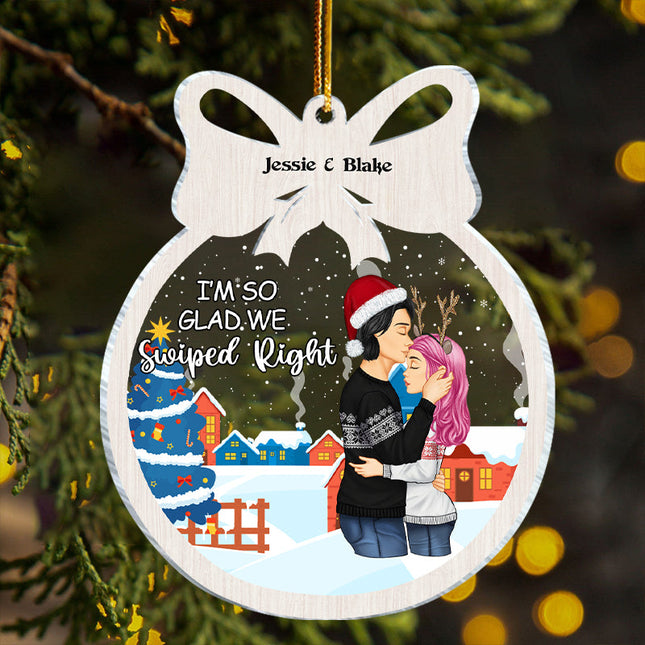 Personalized Custom Acrylic Ornament Christmas Ornament Christmas Gifts For Young & Old Couples