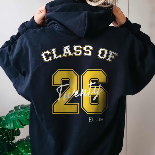 Class Of 2025 Personalized Custom Backside Shirt