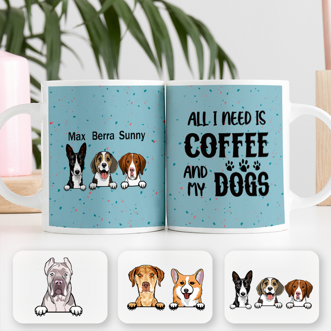 Cute Funny Coffee Mug for Dog Lovers - Coffee Mug - Gifts For Her, Dad, Mom, Sister, Teacher, Coworkers