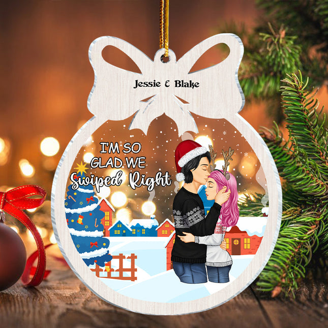 Personalized Custom Acrylic Ornament Christmas Ornament Christmas Gifts For Young & Old Couples