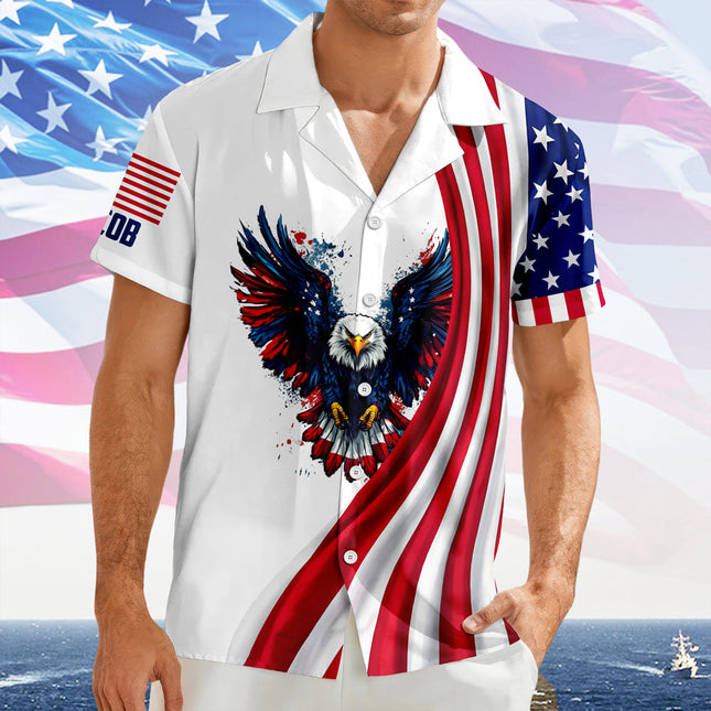 Personalized USA 250th Anniversary Hawaiian Shirt
