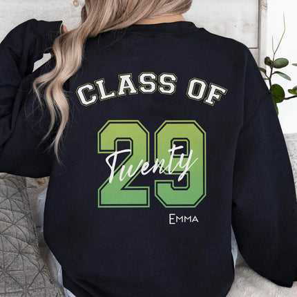 Class Of 2025 Personalized Custom Backside Shirt