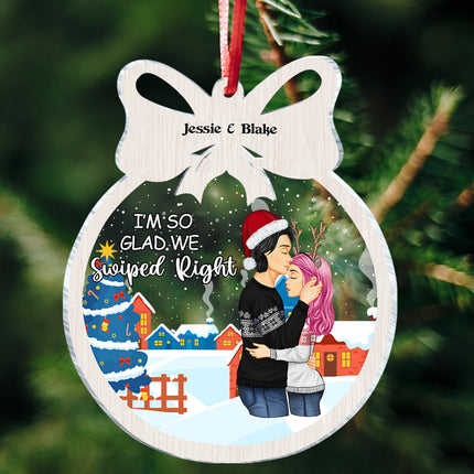 Personalized Custom Acrylic Ornament Christmas Ornament Christmas Gifts For Young & Old Couples