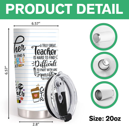 Personalized Fat Tumbler Back To School Gift For Teacher