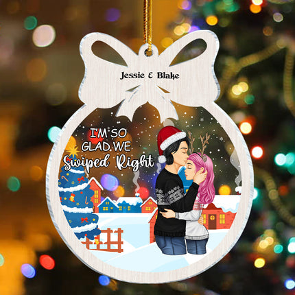 Personalized Custom Acrylic Ornament Christmas Ornament Christmas Gifts For Young & Old Couples