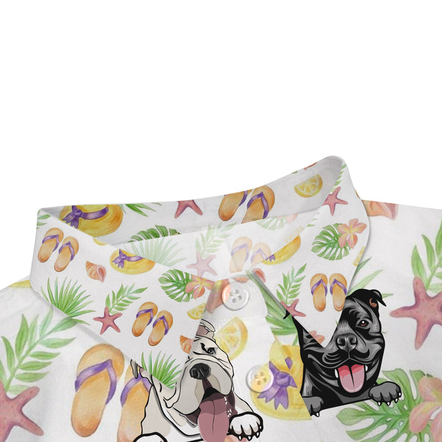 Dog Lover Dog Pet Summer Hawaii Cool Customization- Summer Hawaiian shirt