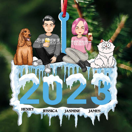 Ornament - Christmas Gifts For Family Personalized Custom Acrylic Ornament