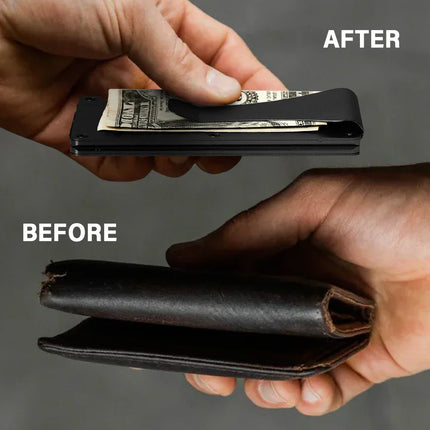 Custom Photo In Case You Need A Little Reminder - Personalized Card Wallet With Money Clip