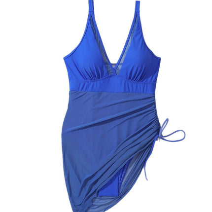 Mesh one-piece bikini swimsuit