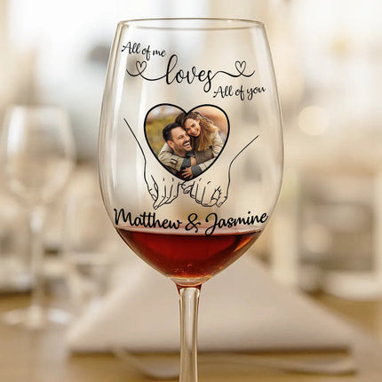 Custom Photo Together Since - Personalized Wine Glass