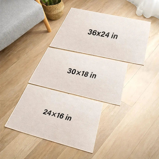 The Humans Just Live Here Couple With Dog Cat - Gift For Pet Lovers - Personalized Custom Doormat
