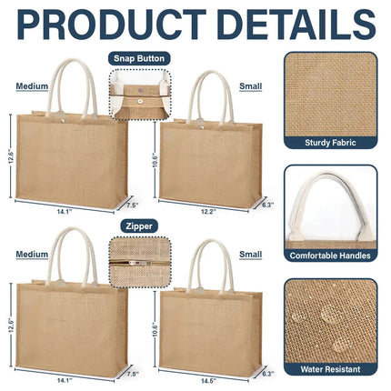 I'm Retired I Don't Have To - Personalized Jute Beach Bag