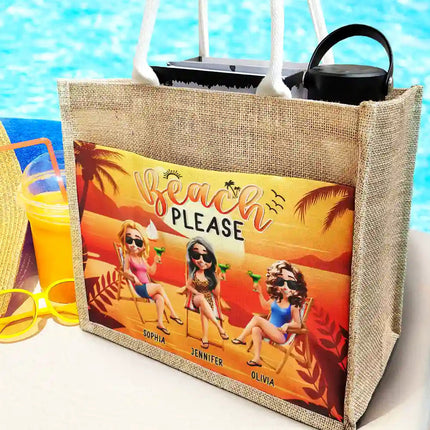 Girls Trip - Personalized Jute Tote Bag