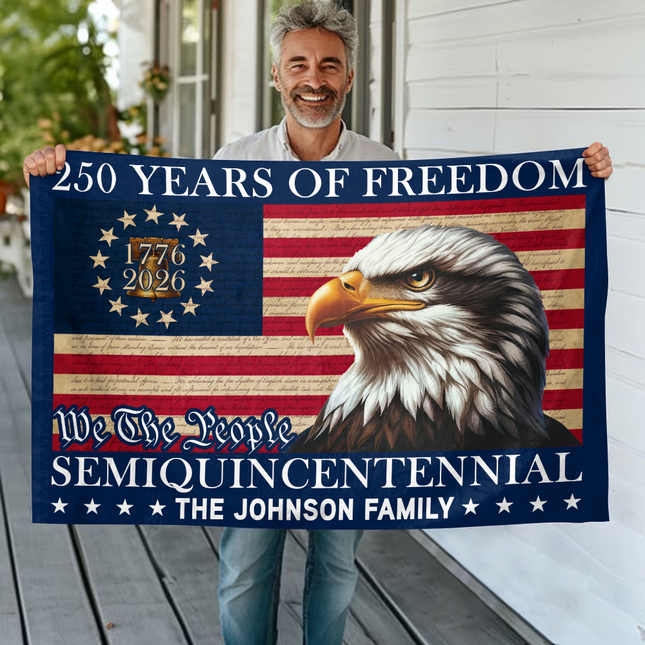 250 Years of Freedom American Flag | Semiquincentennial Eagle Flag