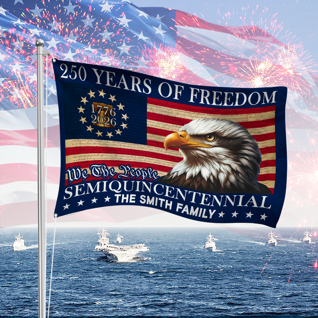 250 Years of Freedom American Flag | Semiquincentennial Eagle Flag