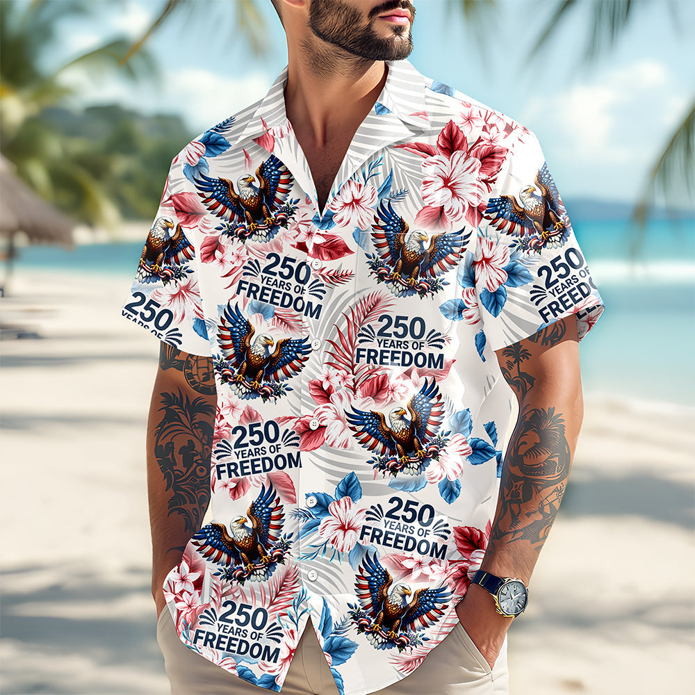 Personalized America 250th Anniversary Hawaiian Shirt
