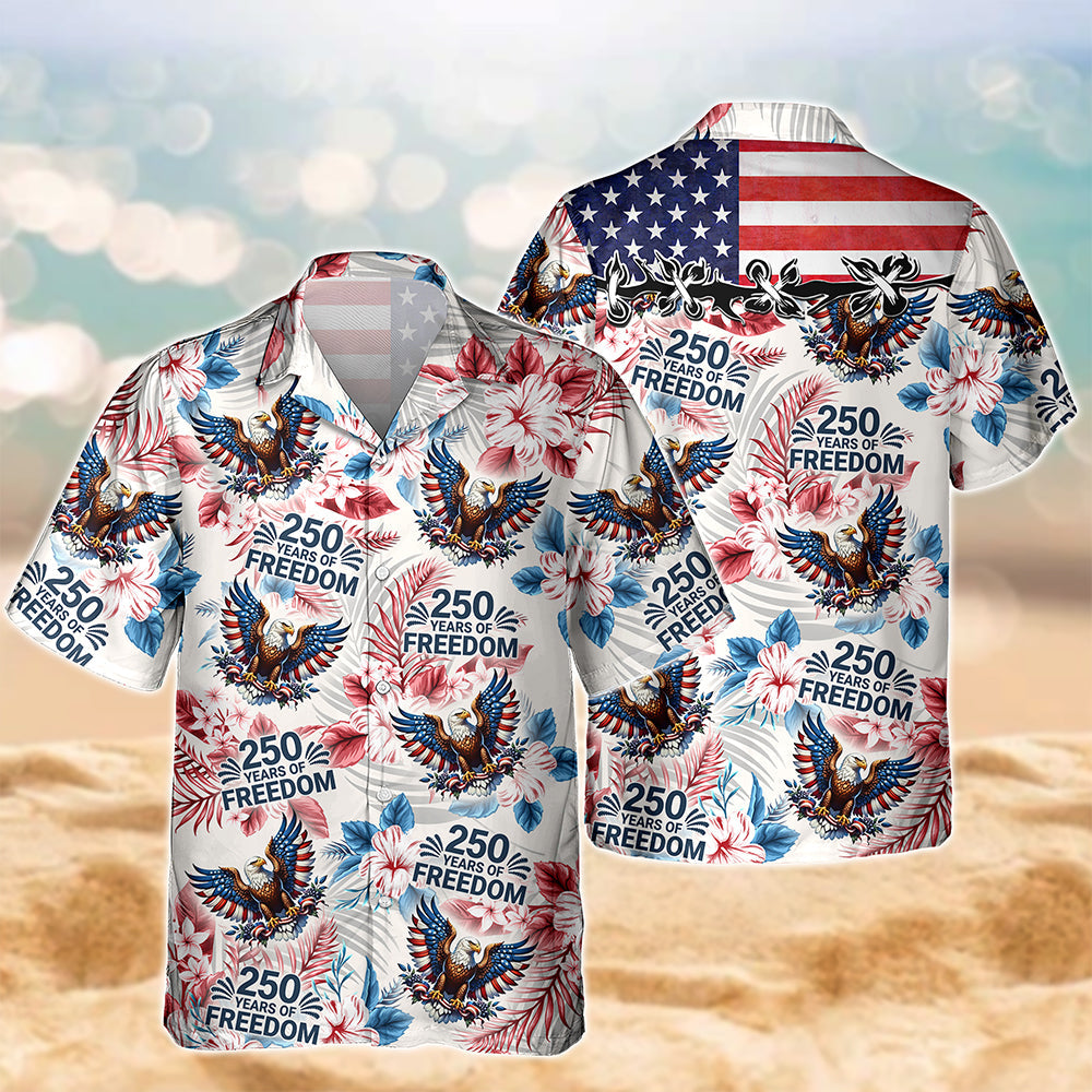 Personalized America 250th Anniversary Hawaiian Shirt