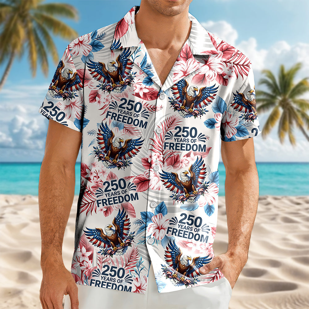 Personalized America 250th Anniversary Hawaiian Shirt