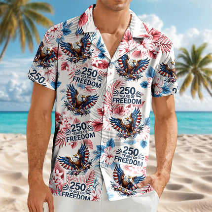 Personalized America 250th Anniversary Hawaiian Shirt