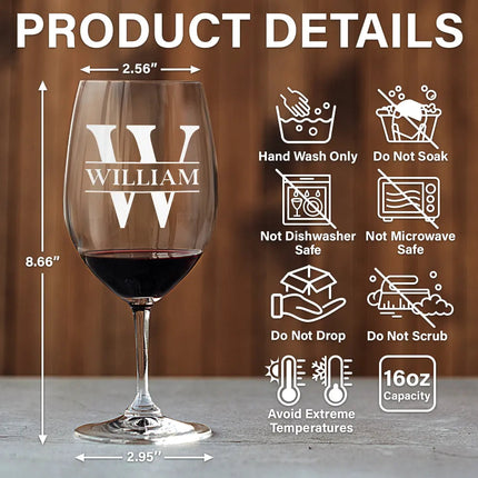 Life Is Full Of Choices - Personalized Wine Glass