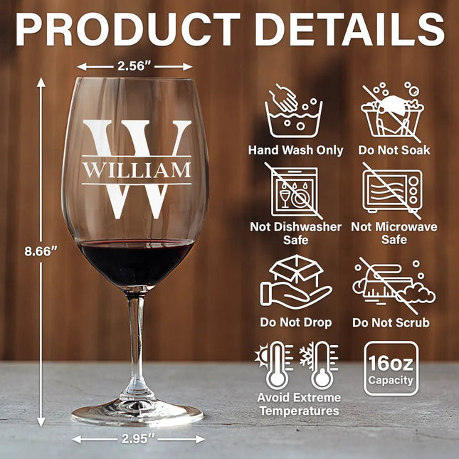 Life Is Full Of Choices - Personalized Wine Glass