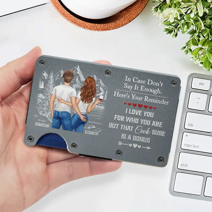 Couple Little Reminder After Year I Still Love You - Personalized Card Wallet With Money Clip