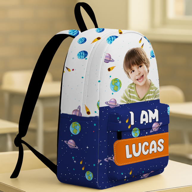 Custom Photo Mermaid Unicorn Dinosaur Astronaut Backpack Personalized Back To School Gift For Kids