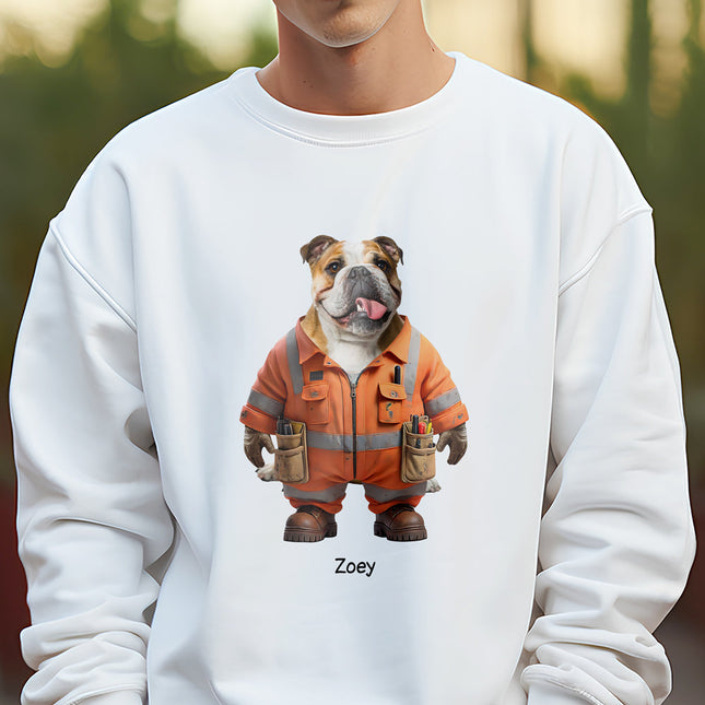Custom Photo Cool Dog Cat Career Uniforms Shirt For Pet Lovers