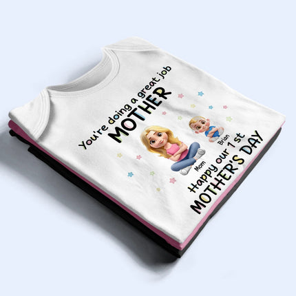 My Love For You Is Big New Mom - Personalized Baby Onesie