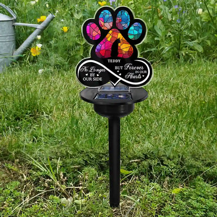 Pet Forever In My Heart Always Loved - Personalized Solar Light