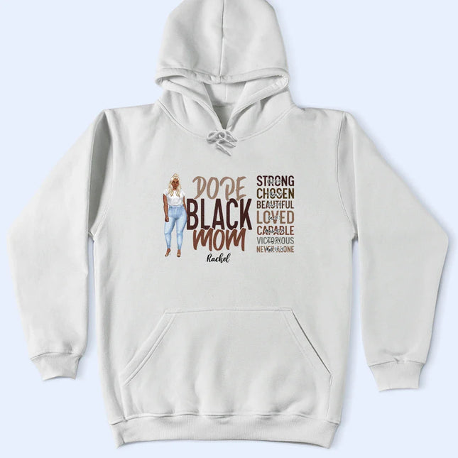 Dope Black Mom - Personalized T Shirt