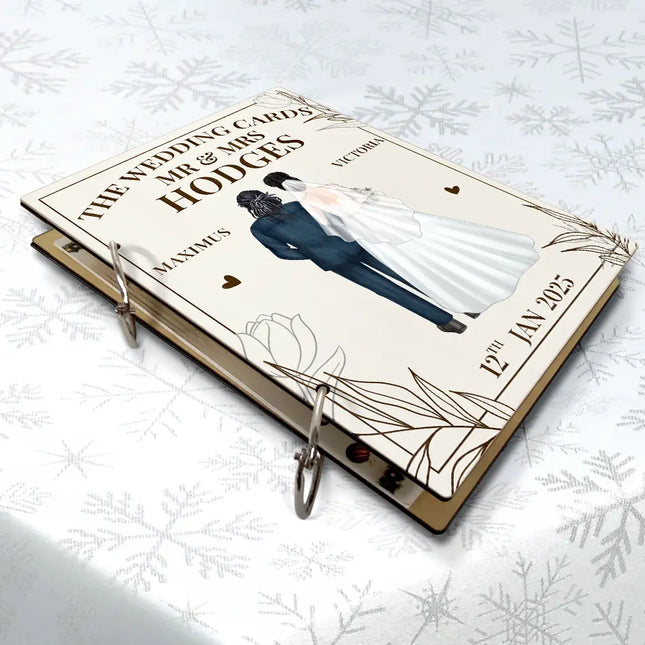 The Wedding Cards Of Mr & Mrs - Personalized Card Keeper, Card Holder